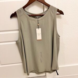 NWT CALIA Olive Green Mesh Tank Top Women’s Renew Body Breeze, Free, Breathe XXL